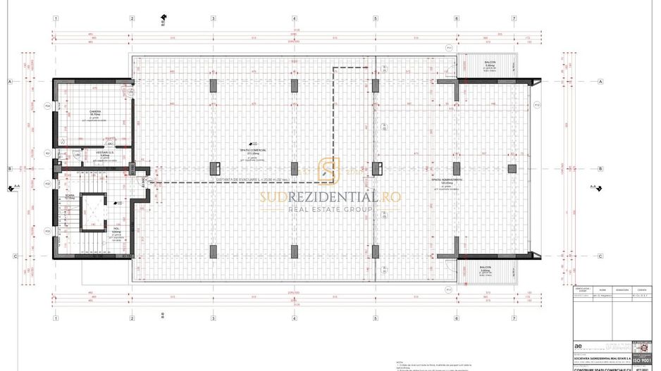 Spatiu comercial si birouri, vad excelent, inchiriere, Calea Bucuresti - Schiță 12
