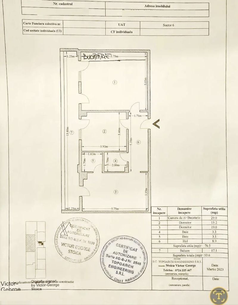 De vanzare Apartament 3 camere Militari Drumul Osiei - Poză 15