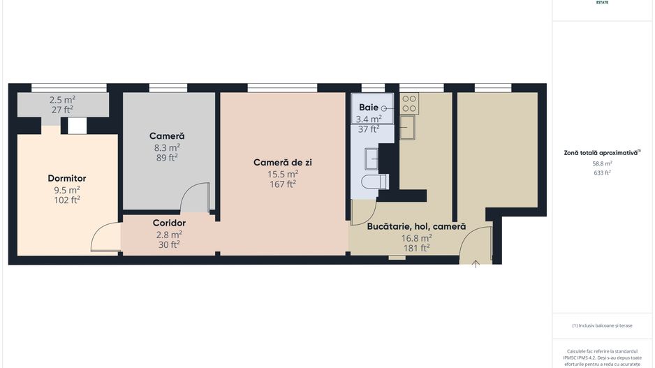 Apartament 4 camere - Cartier Dacia, Zona Circumvalațiunii - Timișoara - Poză 18