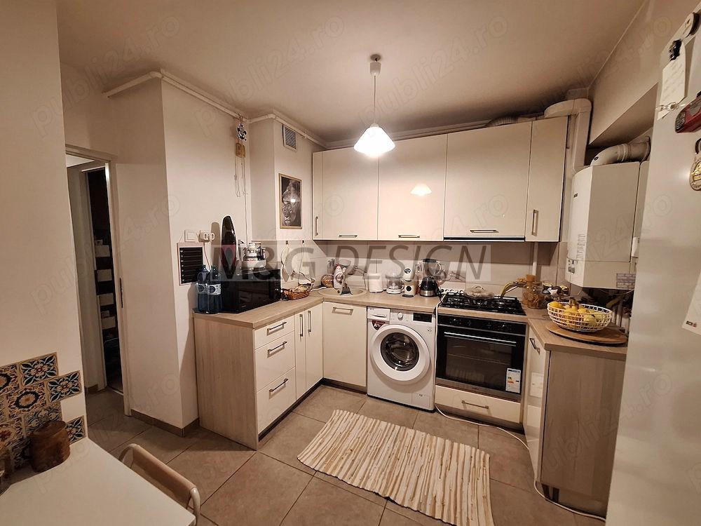 Apartament 1 camera,  Modern-Dorobantilor, 38mp cu centrala - Poză 1