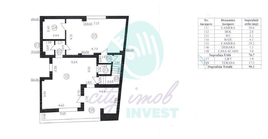 Penthouse Polonă – 2 camere | Terasă privată 100 mp | Imobil boutique - Poză 4