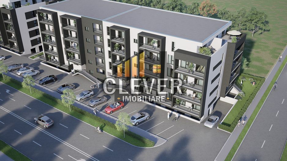 2 Camere | 60,9 mp Total | Balcon 12,4 mp | Pallady | Comision 0% - Poză 4