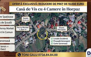 Casă 4 camere și 720 mp teren + beci și anexe - Poză 1