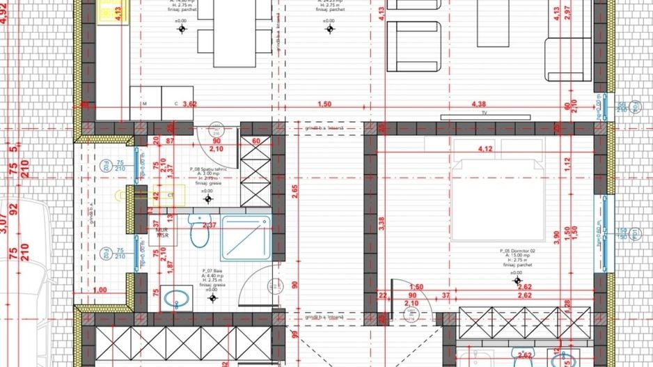 Locuinta individuala in stil mediteranean, teren 668mp - Poză 25
