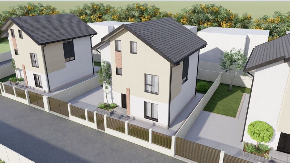 Vile individuale P+1+M – stil de viață modern, aproape de parc - Poză 7