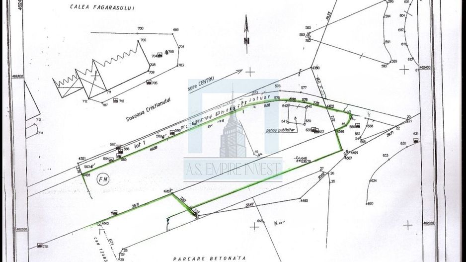 Teren intravilan, cu PUZ, 1700 mp - zona Bartolomeu - Poză 3
