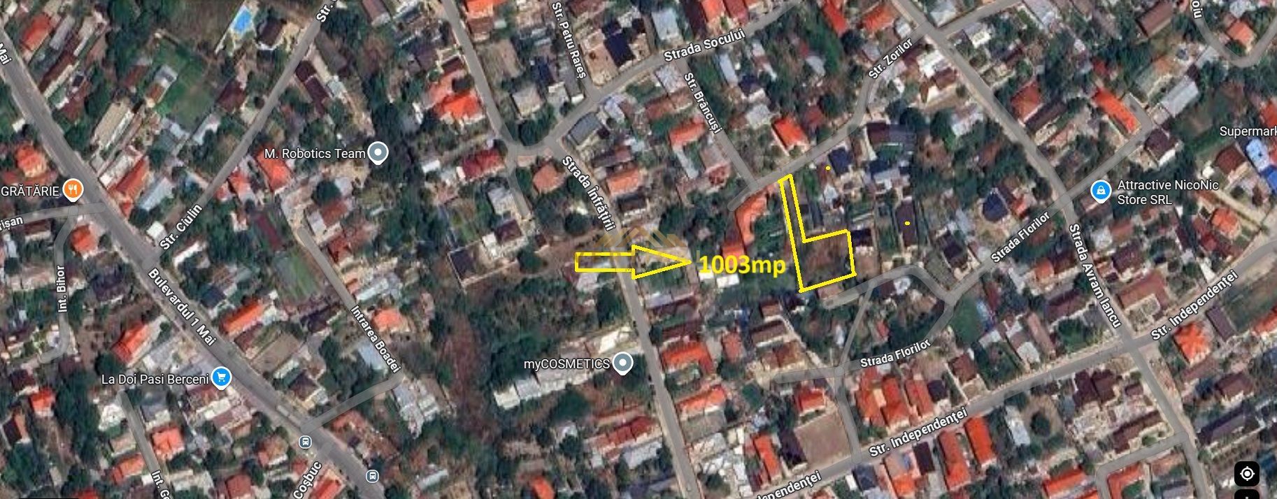 teren 1003 mp, oportunitate de constructie, Berceni - Poză 1