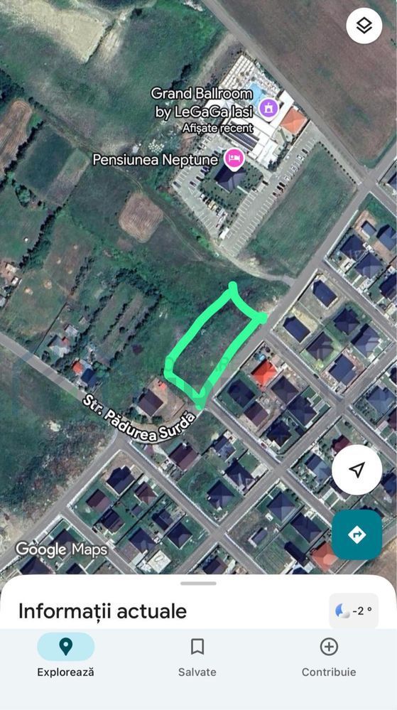 Teren 1469 mp, INTRAVILAN, priveliste deosebita, zona Le GaGa - Poză 3