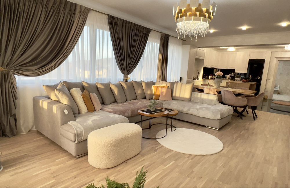 P. F.  Penthouse  Bucium 3 camere 140 mp MOBILAT - Poză 1