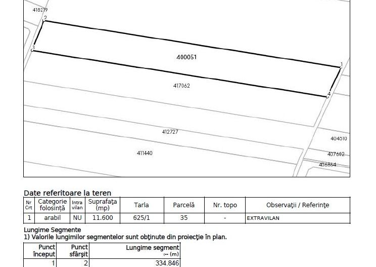 Giroc | Teren 5800 mp din 11.600 mp| Comision 0% - Poză 3