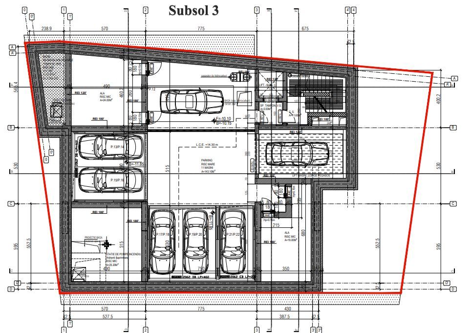 Teren Strada Berzei | Autorizatie | langa Hotel Ibis | - Schiță 9