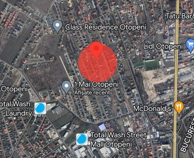Teren constructie intravilan de 1220 mp Otopeni - Poză 1