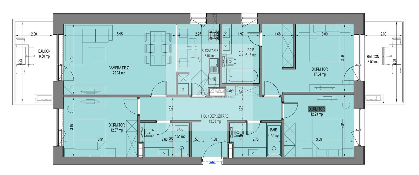OCAZIE 4 Camere Nusco City Faza 2 I APARTAMENT FINALIZAT I COMISION 0% - Poză 2