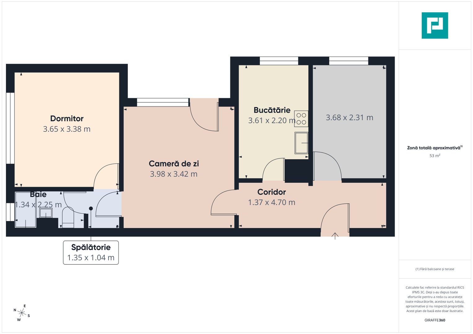 Apartament 3 camere, 60 mpu, Calea Torontalului - Poză 13