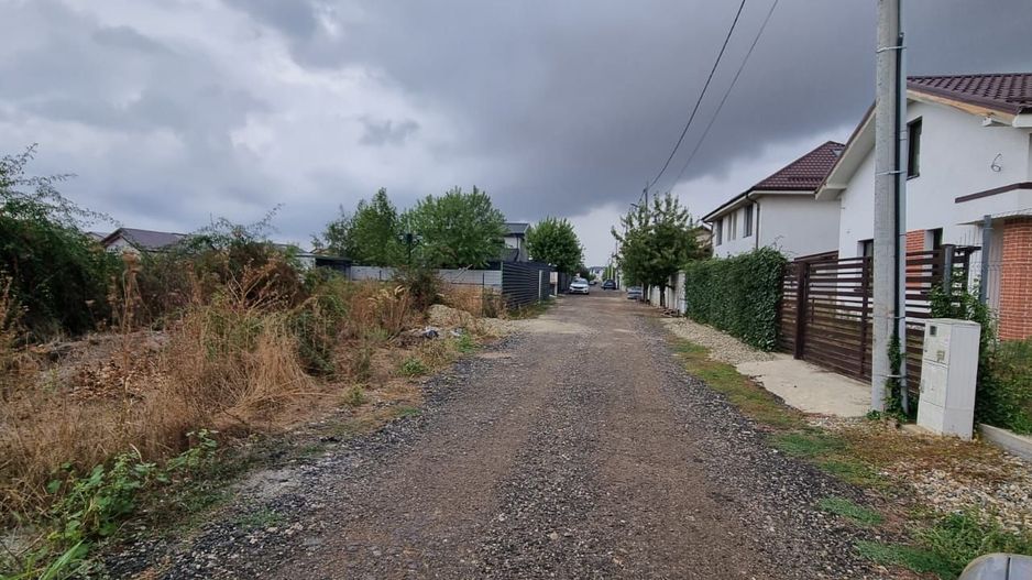 „Teren 500 mp între case, cu toate utilitățile – Domnești, Ilfov | Pr - Poză 2