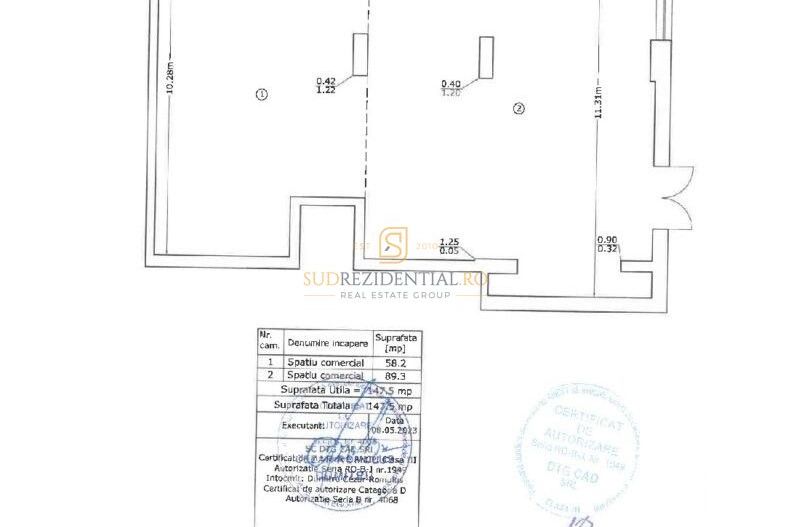 Spatiu comercial 147.5 mp - Metalurgiei Park, stradal Drumul Binelui - Schiță 8
