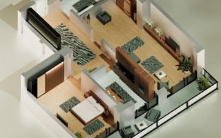 Tomis Nord - Vanzare apartament decomandat cu 2 camere,  bloc nou. - Poză 1