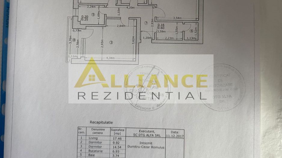 Aparatorii Patriei Ap 3 camere Mobilat+Parcare+Boxa - Poză 13