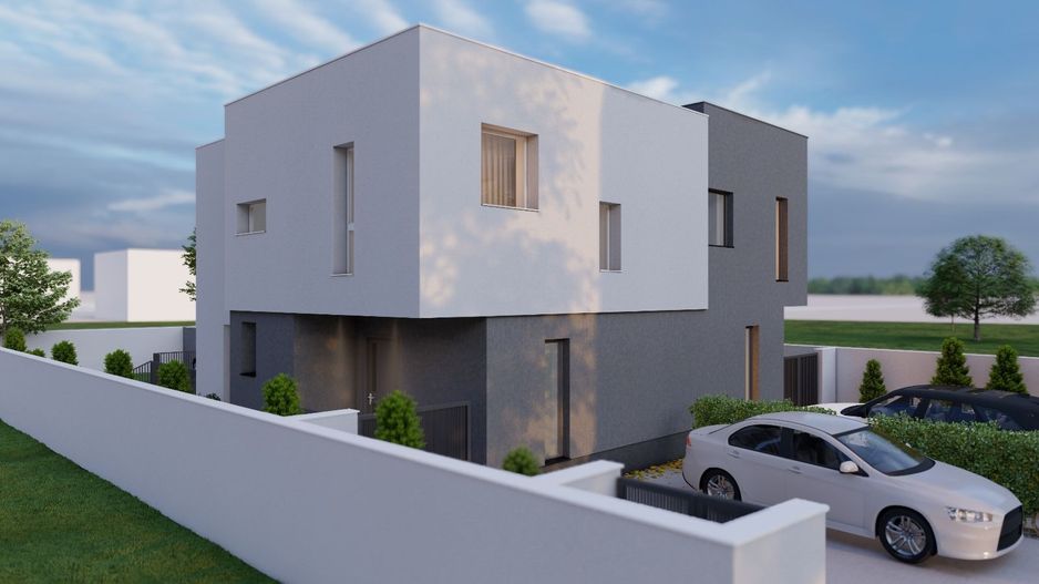 Duplex asimetric-pozitionare excelenta Sacalaz - Poză 1