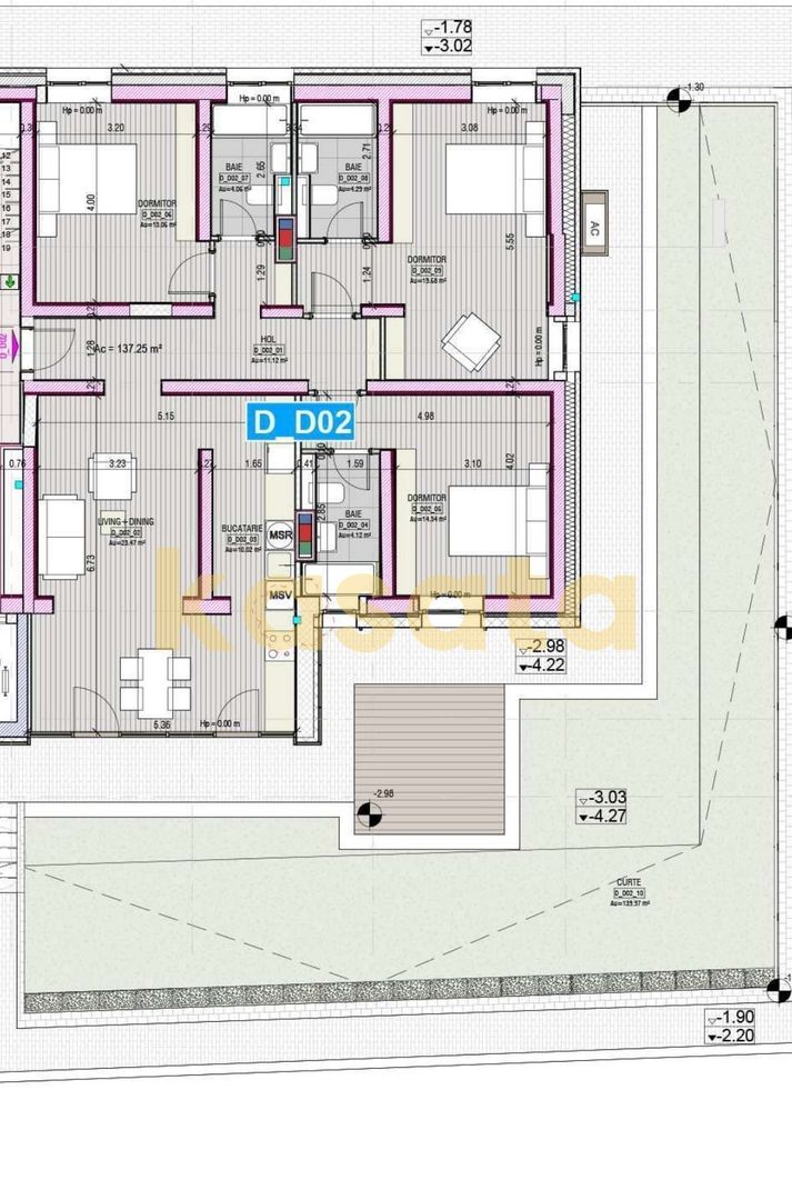 DE INCHIRIAT | APARTAMENT 4 CAMERE | REZIDENTIAL SAU BIROU | TEI | NOU - Poză 13