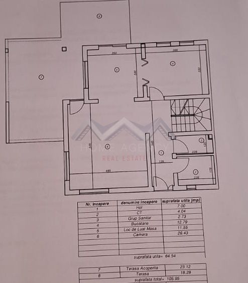 Casă individuală P+1+M cu garaj și terase spațioase – Otopeni Central - Schiță 12
