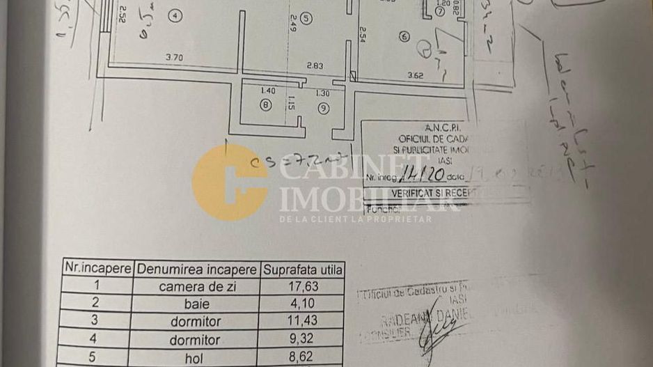 3 camere, decomandat, et. 3/4, Gradinari, 69mp, bloc '80! - Poză 9