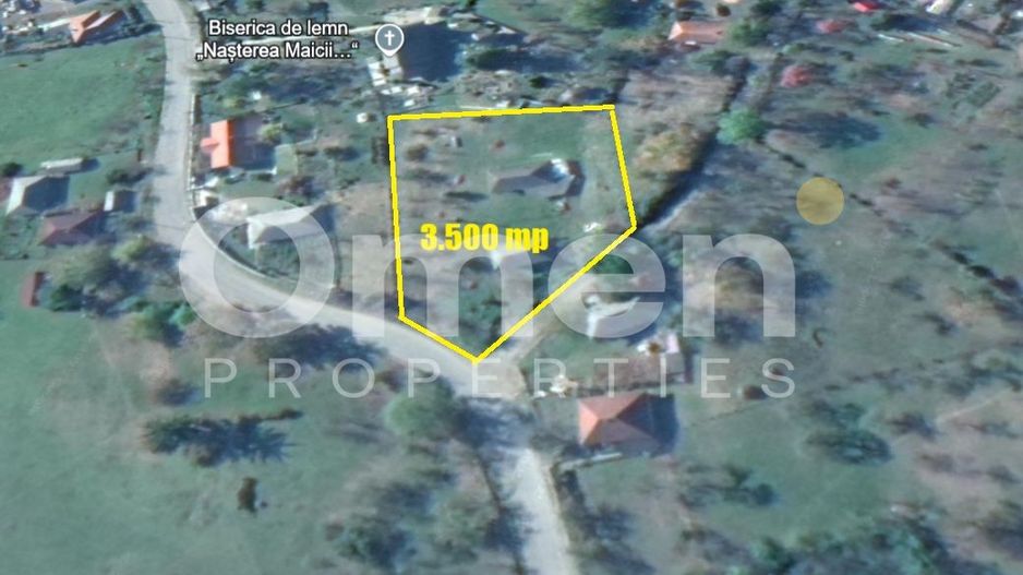 Teren 3.500 mp Lăschia, cu Casă Renovată lângă Biserica de Lemn – Panoramă 360° - Poză 1