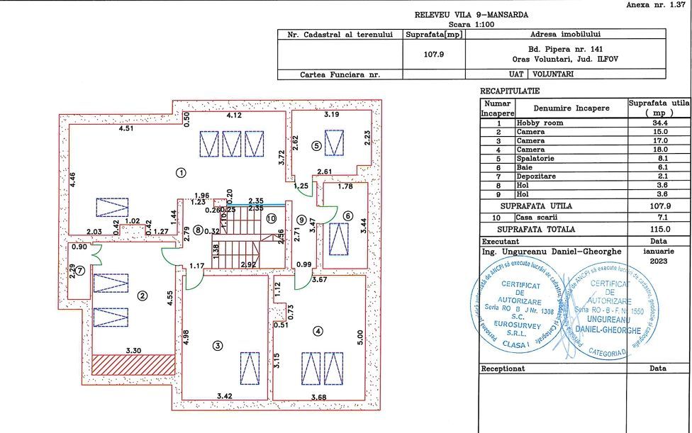Vila duplex premium cu piscină | Oxford Gardens – Pipera |Lângă pădure - Schiță 20
