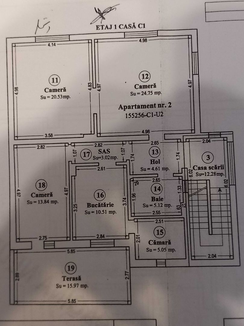 Casă cu etaj cu două apartamente separate - Poză 3