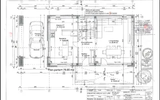 Vila individuala P+1, teren 700 mp, 5 camere, Magurele, Ilfov - Schiță 17