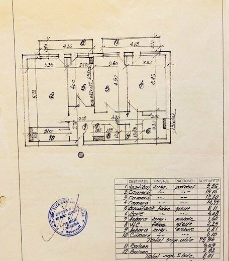 APARTAMENT 3 CAMERE | UNIRII - Schiță 14