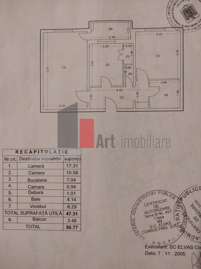 APARTAMENT 2 CAMERE PAUL GRECEANU - Poză 9