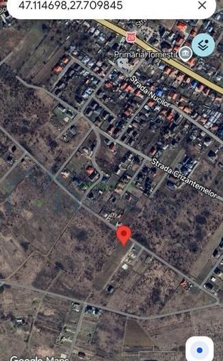 Teren intravilan de 1282 mp în Tomesti, cu utilități și panoramă superbă - Poză 2