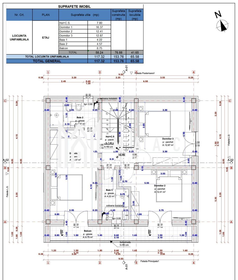 Casă | 153 MPU | Pod 70 MP | Teren 335 MP | Tunișor - Poză 6