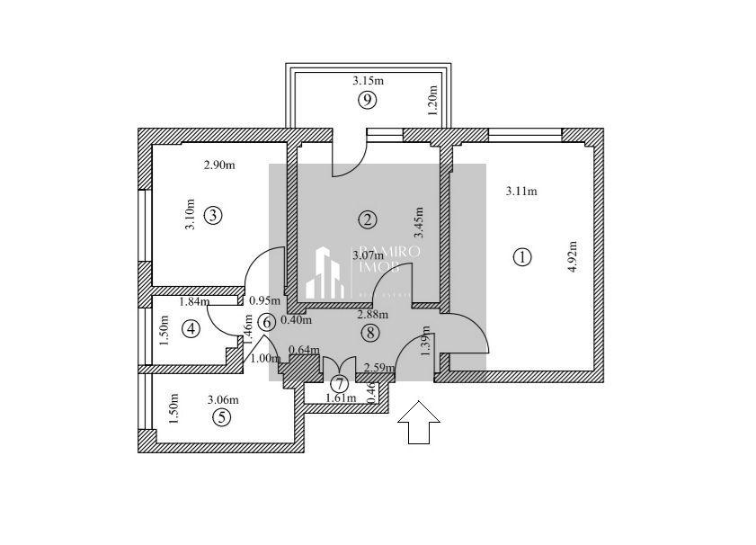 Apartament 3 camere decomandat - Piata Progresul / Soseaua Giurgiului - Poză 3