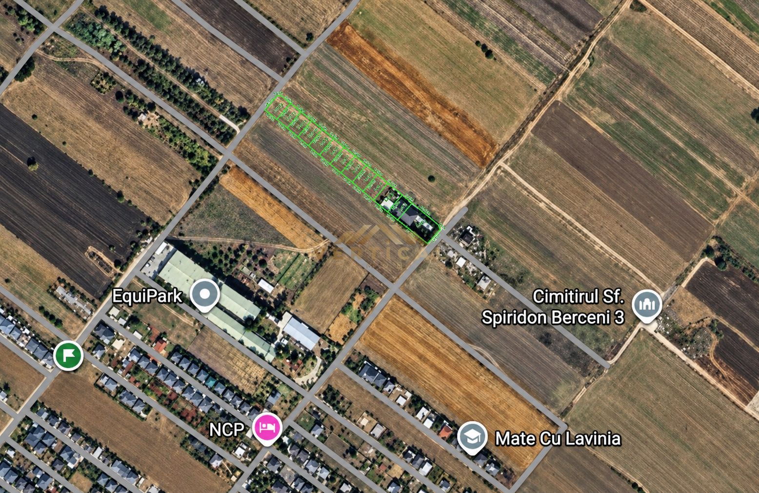 Teren Berceni – ultimele loturi | Curent la fiecare lot | 32.500 € - Poză 1