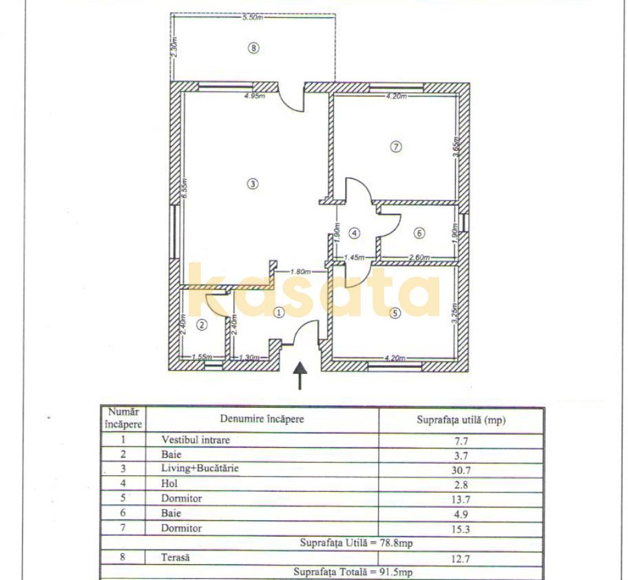 Casă Parter 🏡 | Bâcu 📍 | 3 Camere | Încălzire în Pardoseală - Schiță 16