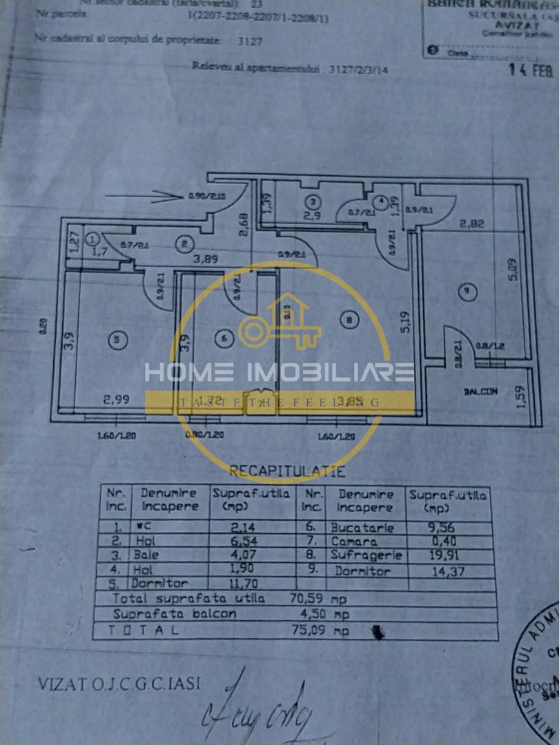 Apartament cu 3 camere / 75mp/ in zona Dacia - Poză 11