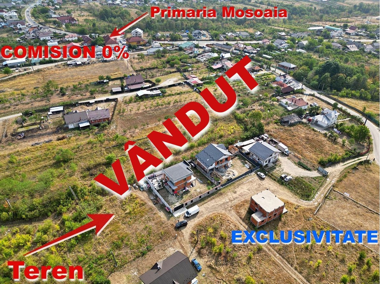 AZURA Imobiliare - Teren Mosoaia langa Primarie - Poză 1
