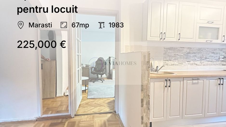 Apartament 3 camere/ Marasti/ Ideal pentru locuit/Zona Lacul Rosu - Poză 1