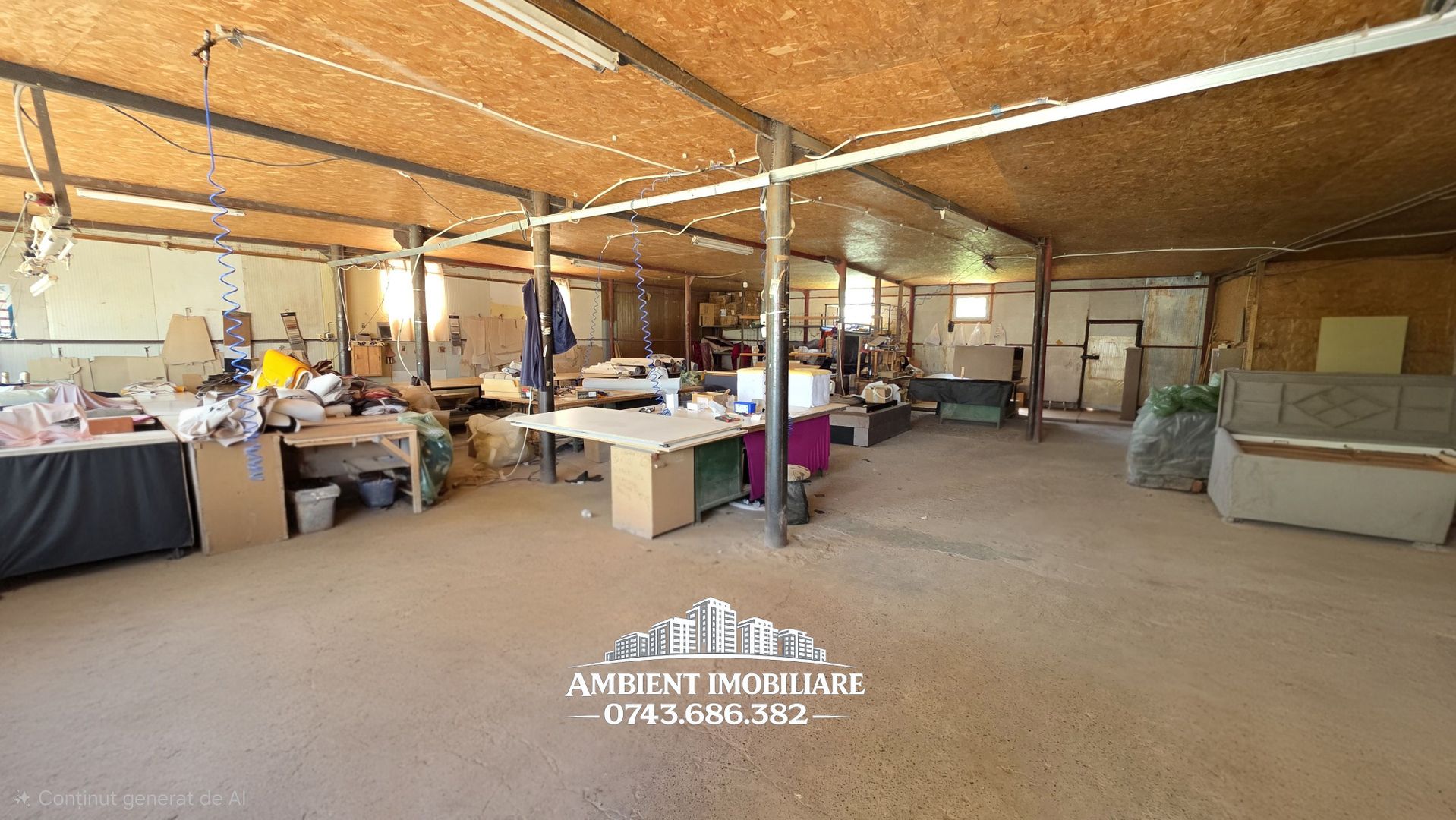 HALĂ PRODUCȚIE - ATELIER cu SC-578 mp, teren 716 mp, VASLUI - Str. Burebista; - Poză 8