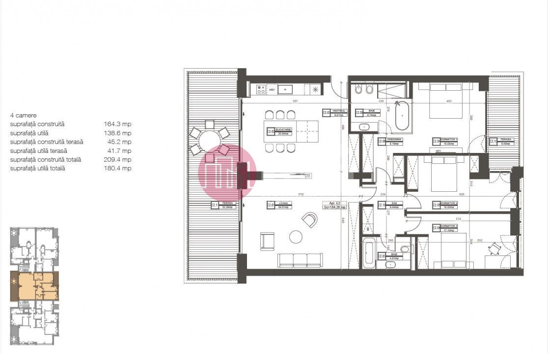 Apartament exclusivist de vanzare- Dorobanti Capitale (Varsovia 6) - Poză 17