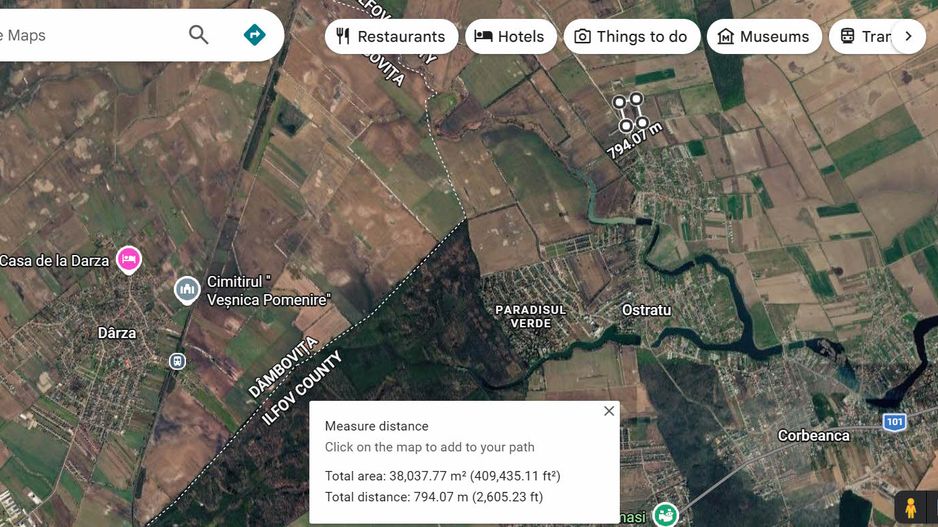 Vand teren intravilan 38.000 mp Corbeanca - Ostratu - Poză 4