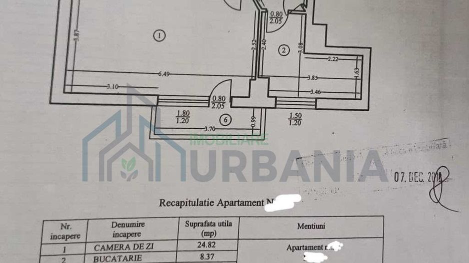 Apartament 1 camera decomandat, zona Cug - Providenta, Iasi - Poză 1