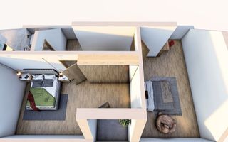 Apartament 100 mp, etaj si mansardă, cu grădină și parcare, Someșeni. - Poză 2