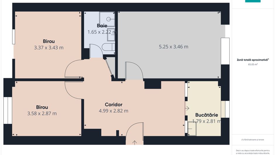 Apartament cu 3 camere decomandat zona Ramada - Poză 7