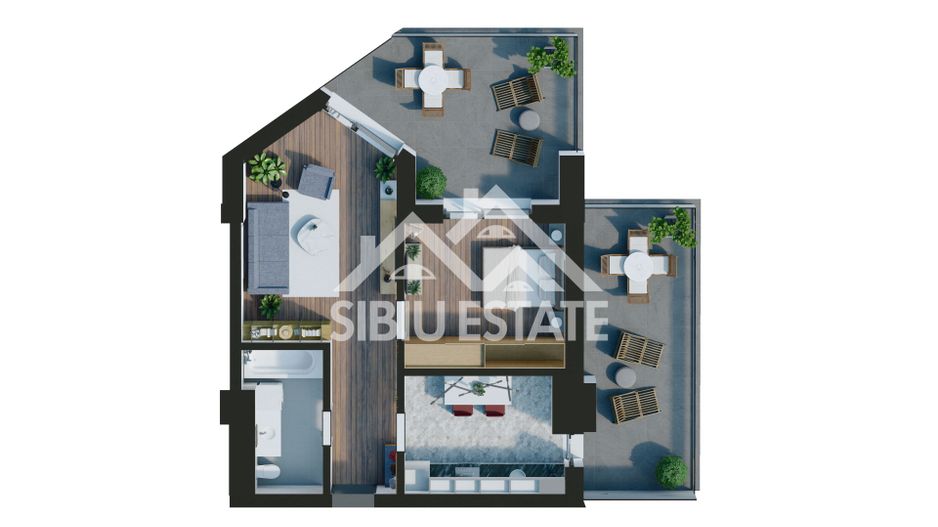 Apartament cu 2  camere-Design avangardist și confort contemporan - Poză 10
