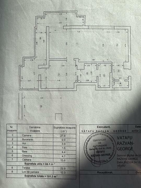 Apartament spatios 2 Camere Zona Pipera Rond OMV I 2 parcari incluse - Poză 16