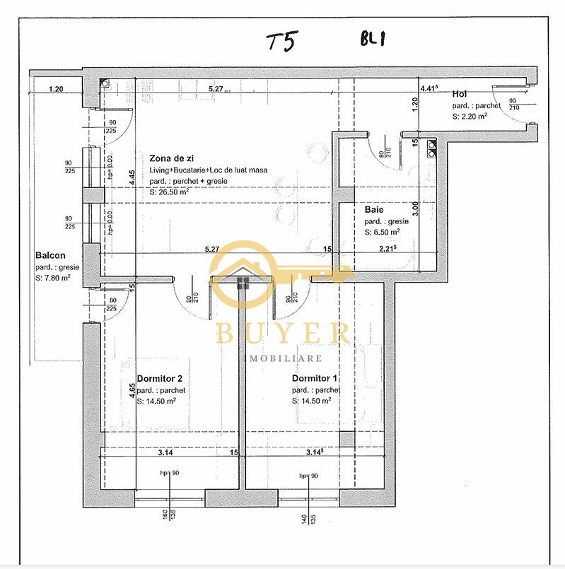 Ap cu 3 camere, etaj 1 si balcon8mp la ALB- Incalzire in pardoseala - Poză 4