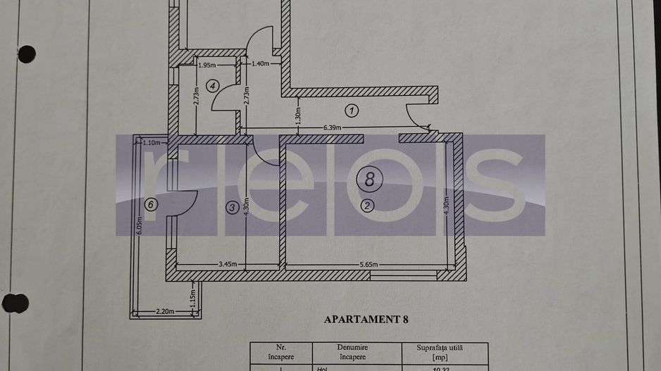 DE VANZARE APARTAMENT 3 CAMERE 79MP| PRELUNGIREA GHENCEA|DECOMANDAT | - Schiță 10